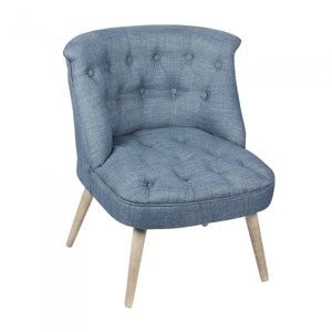Table passion - fauteuil sophie bleu